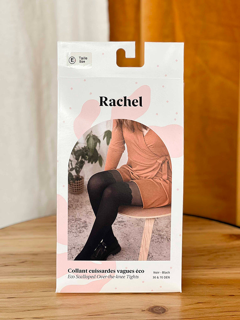 Scalloped Over-the-Knee Tights