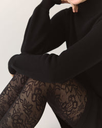 Responsible Merino Funnel Sweater Dress in Black