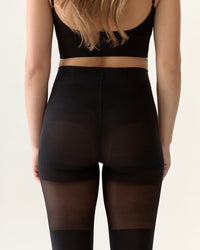 Classic Over-the-Knee Contour Shaping Tights in Black